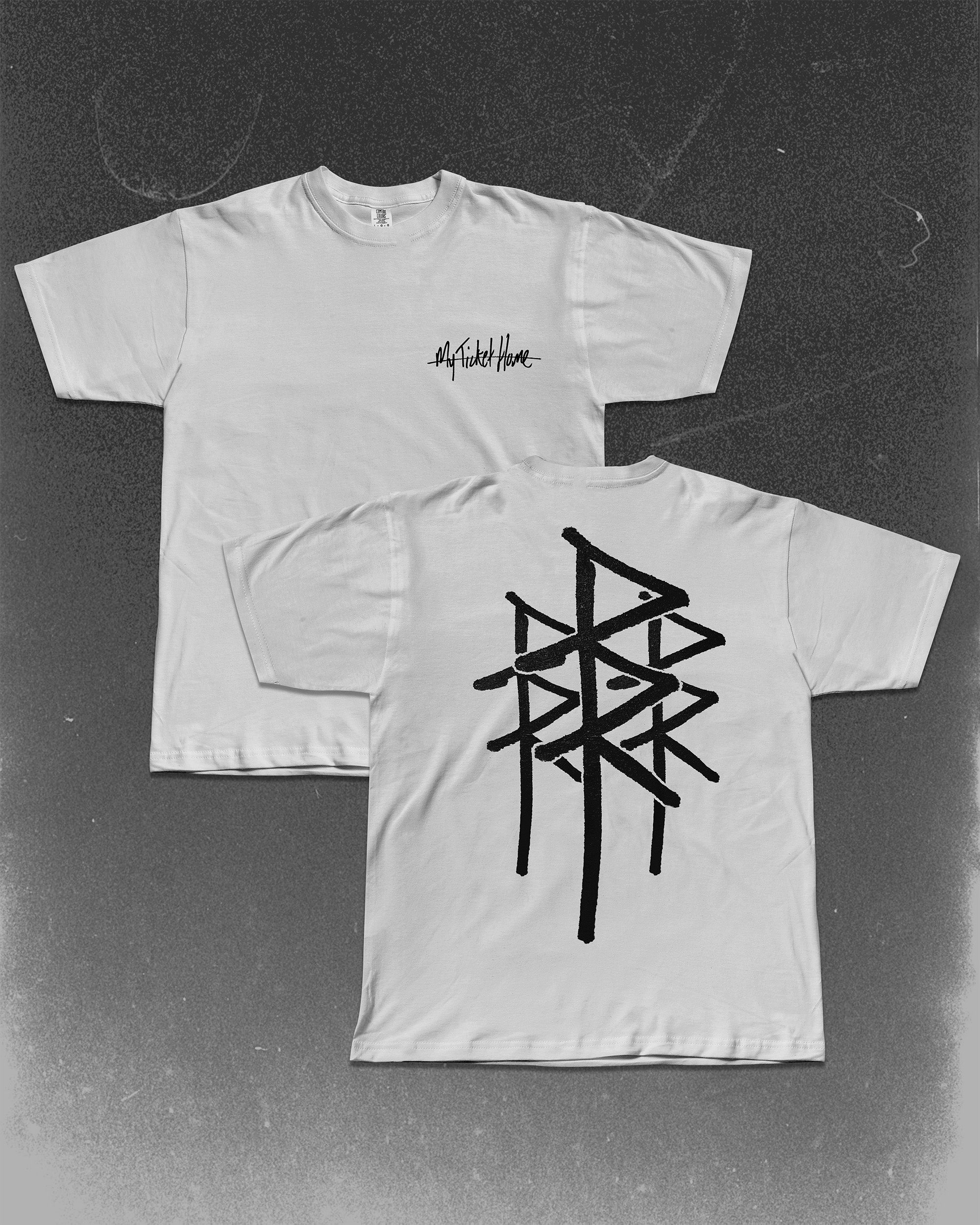 Triple Logo Tee Shirt - White