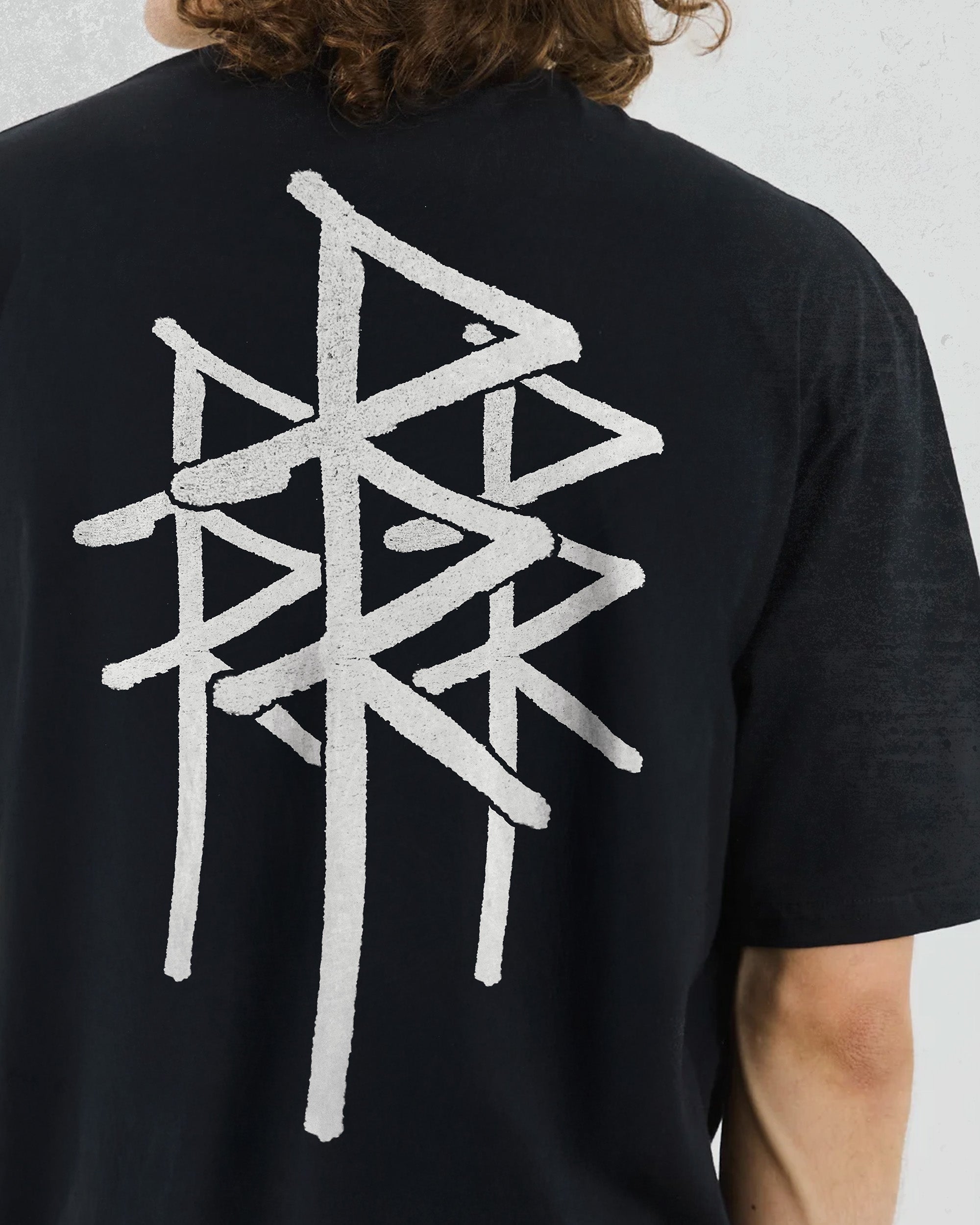 Triple Logo Tee Shirt - Black