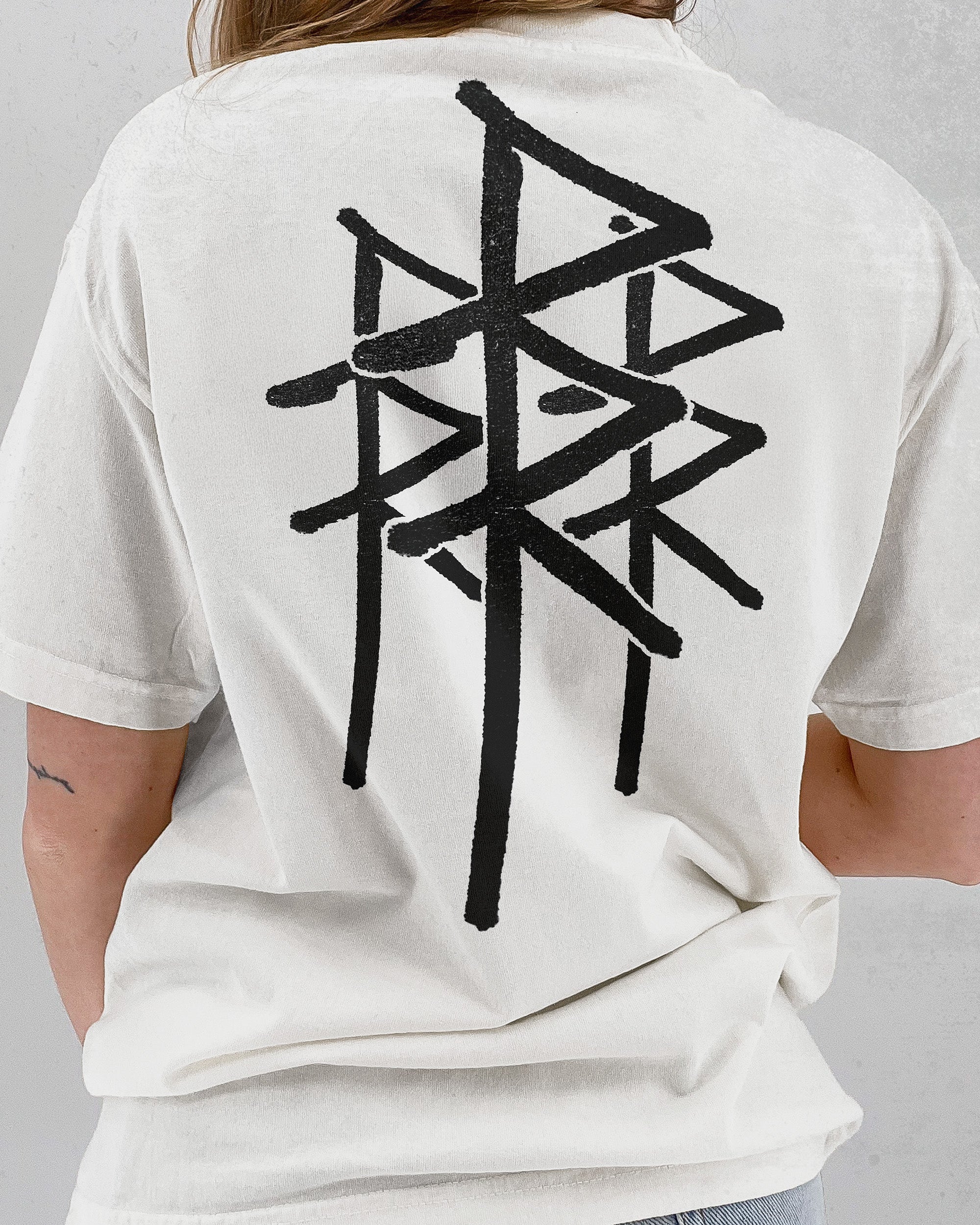 Triple Logo Tee Shirt - White